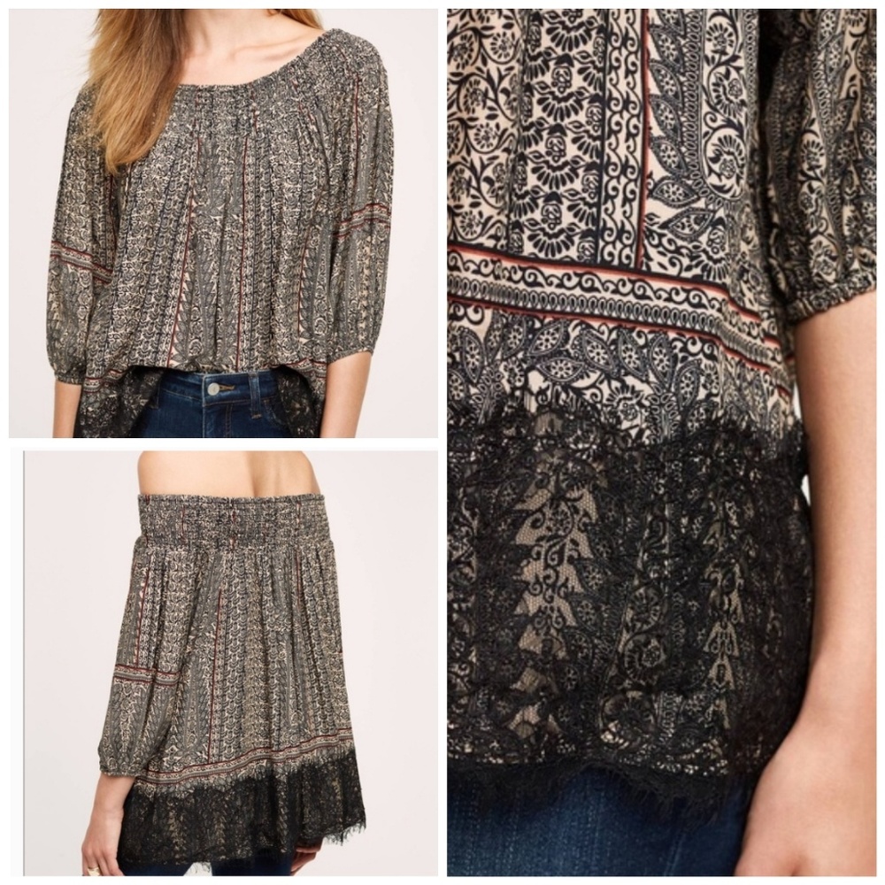 Anthropology Vanessa Virginia Augusta Top